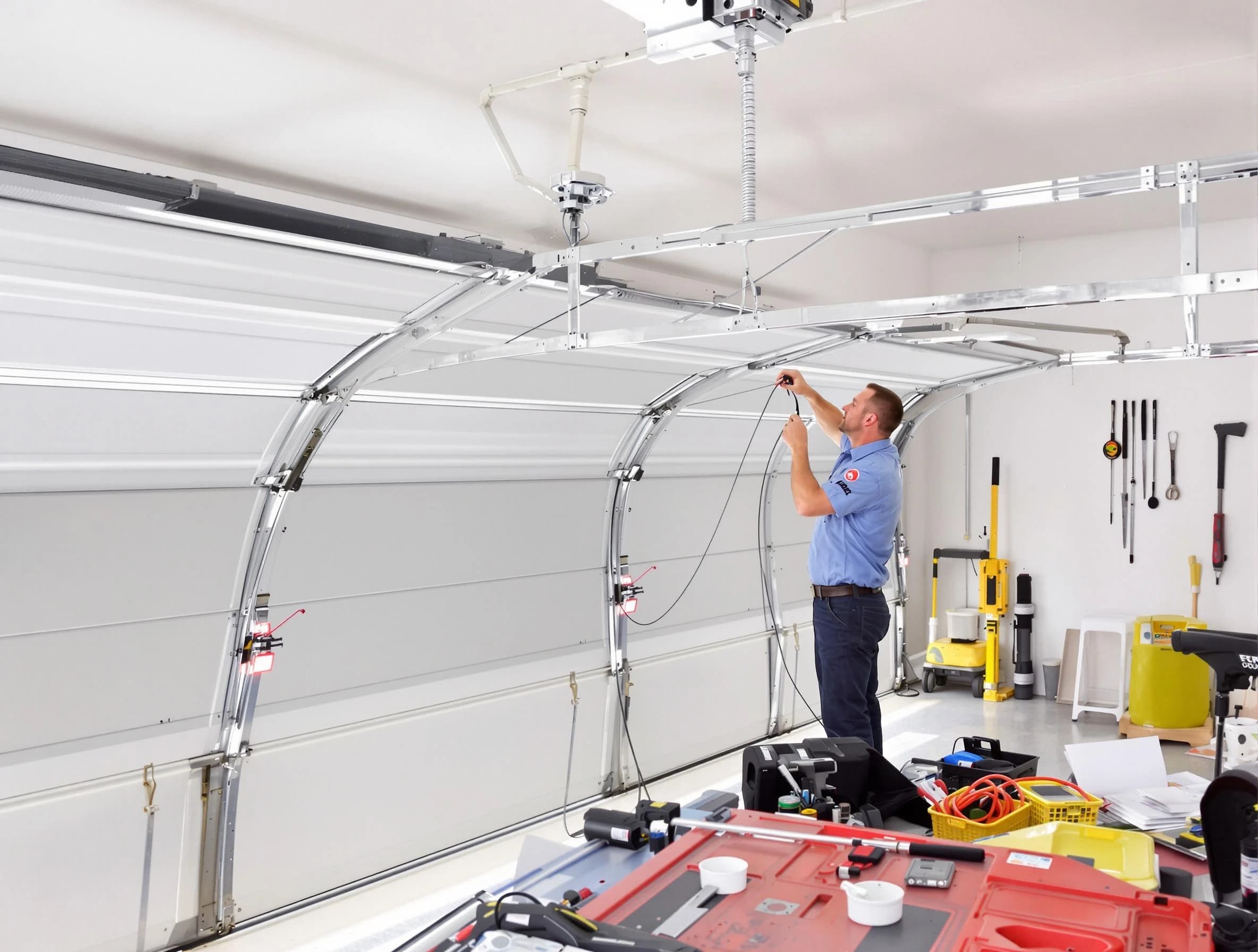 Garage door cable repair service by Perry Garage Door Repair in Perry