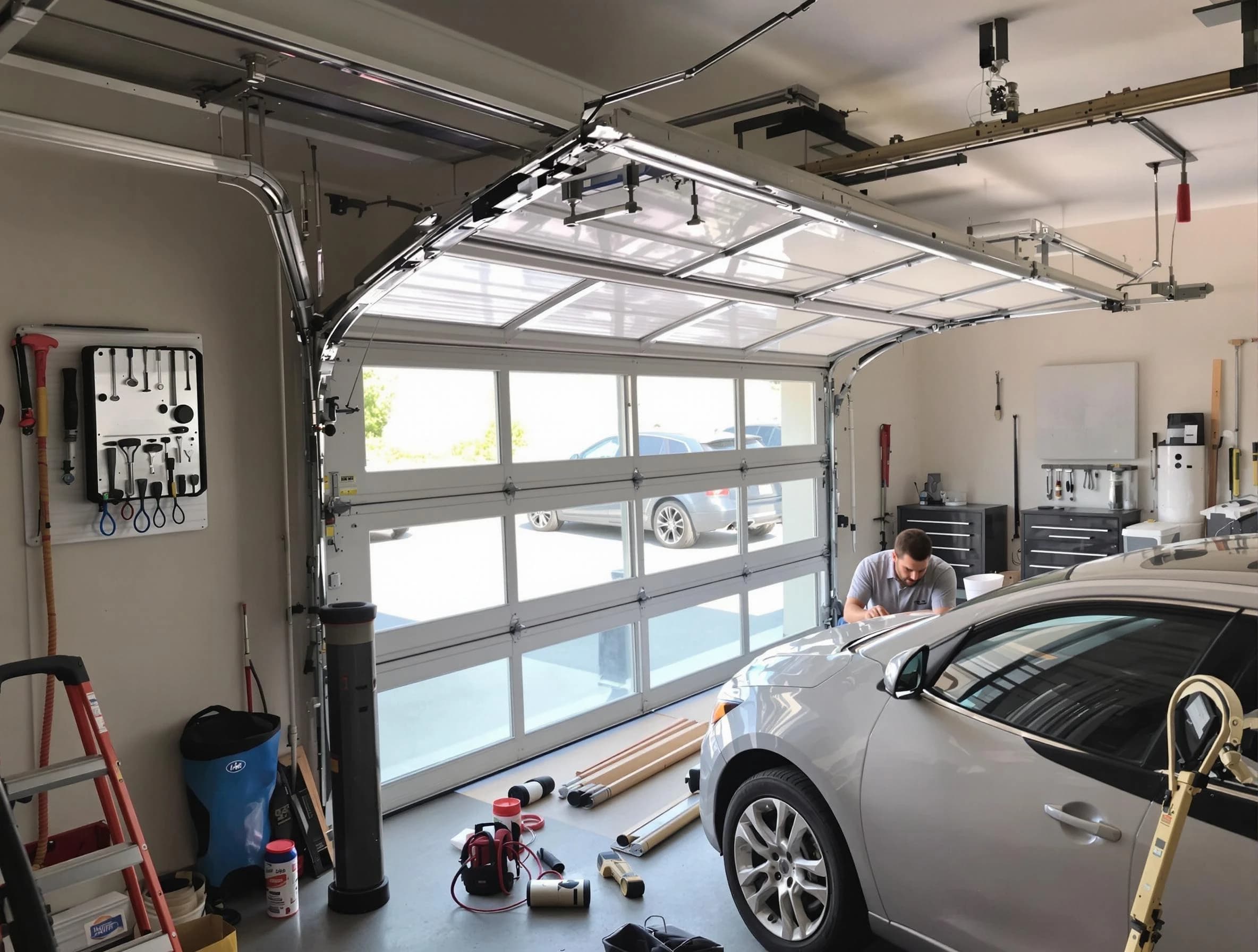 Garage door noise reduction service by Perry Garage Door Repair in Perry