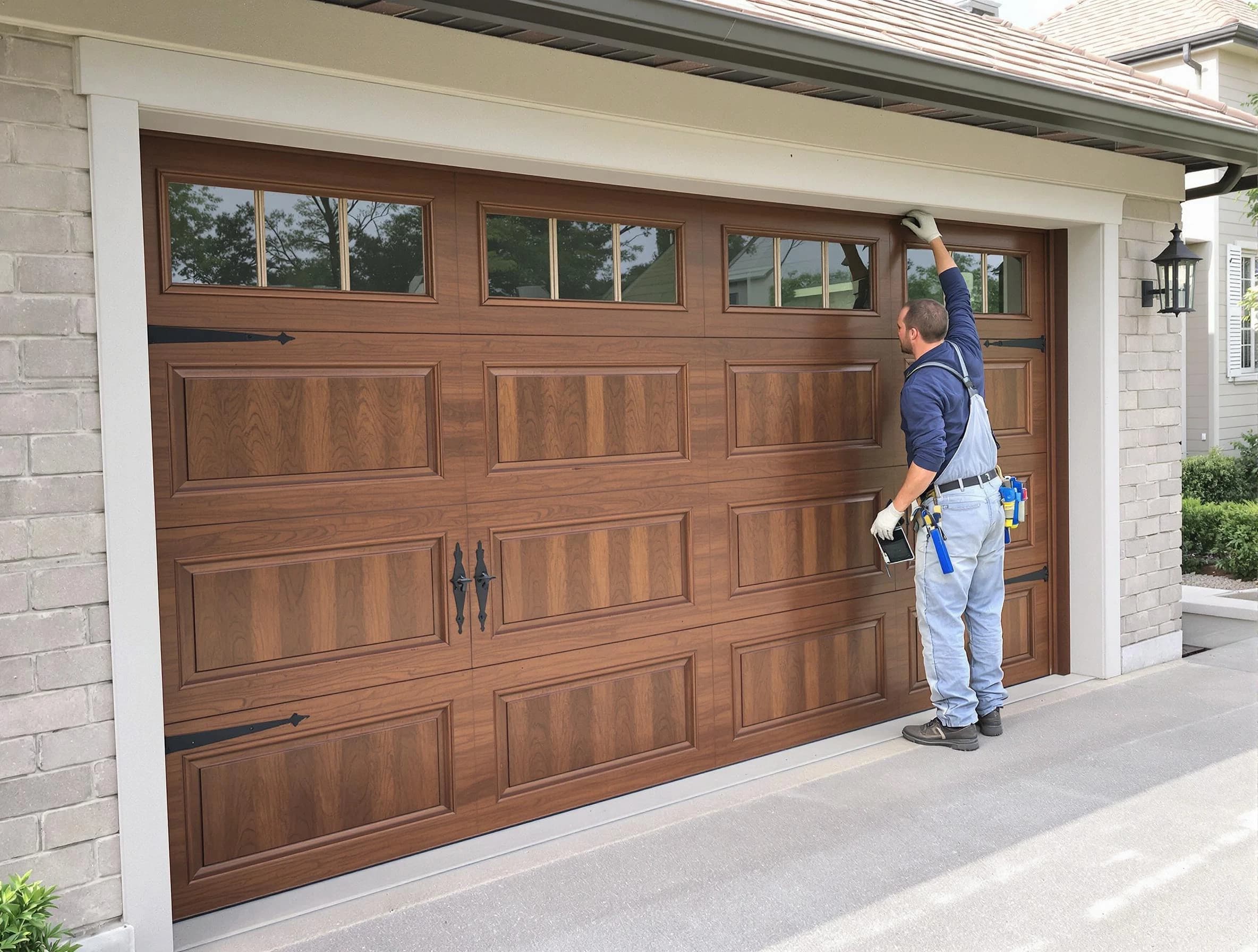 Custom garage door showcase by Perry Garage Door Repair in Perry