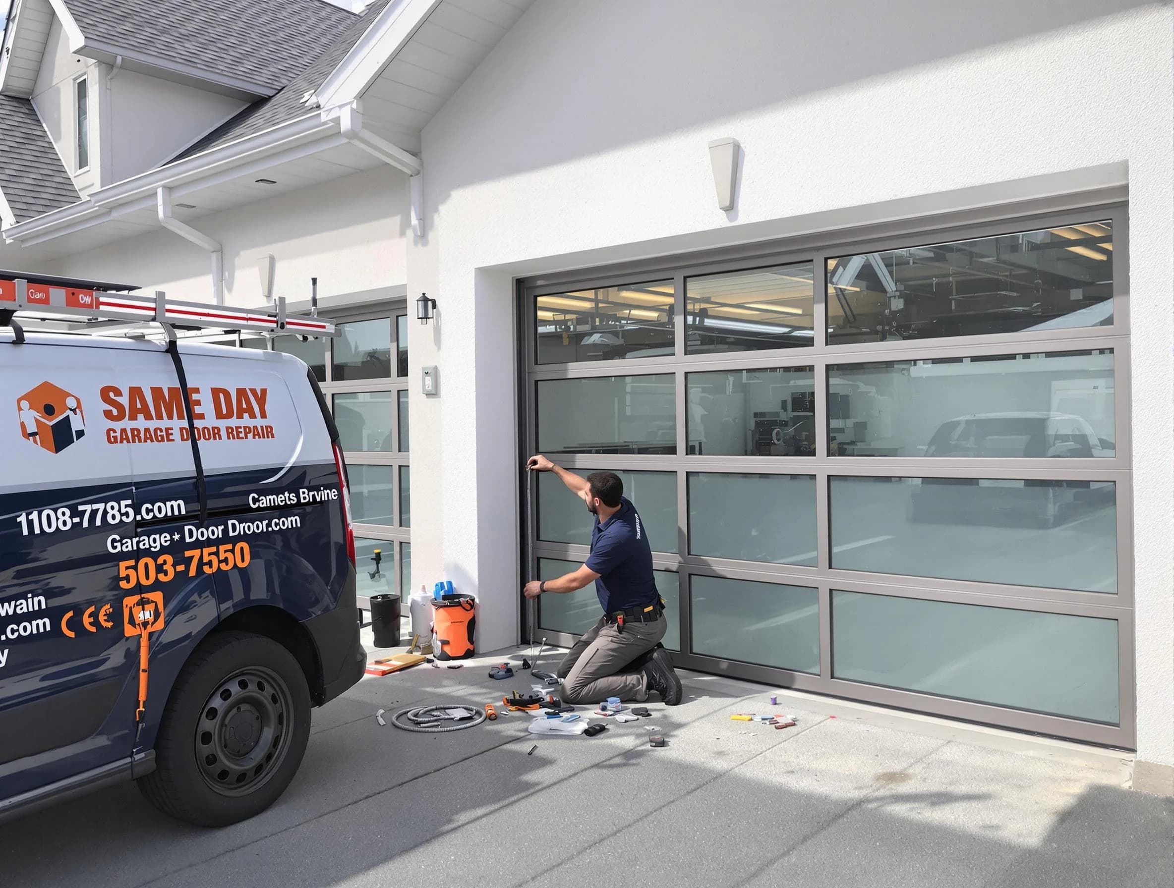 Same-day garage door repair service by Perry Garage Door Repair in Perry