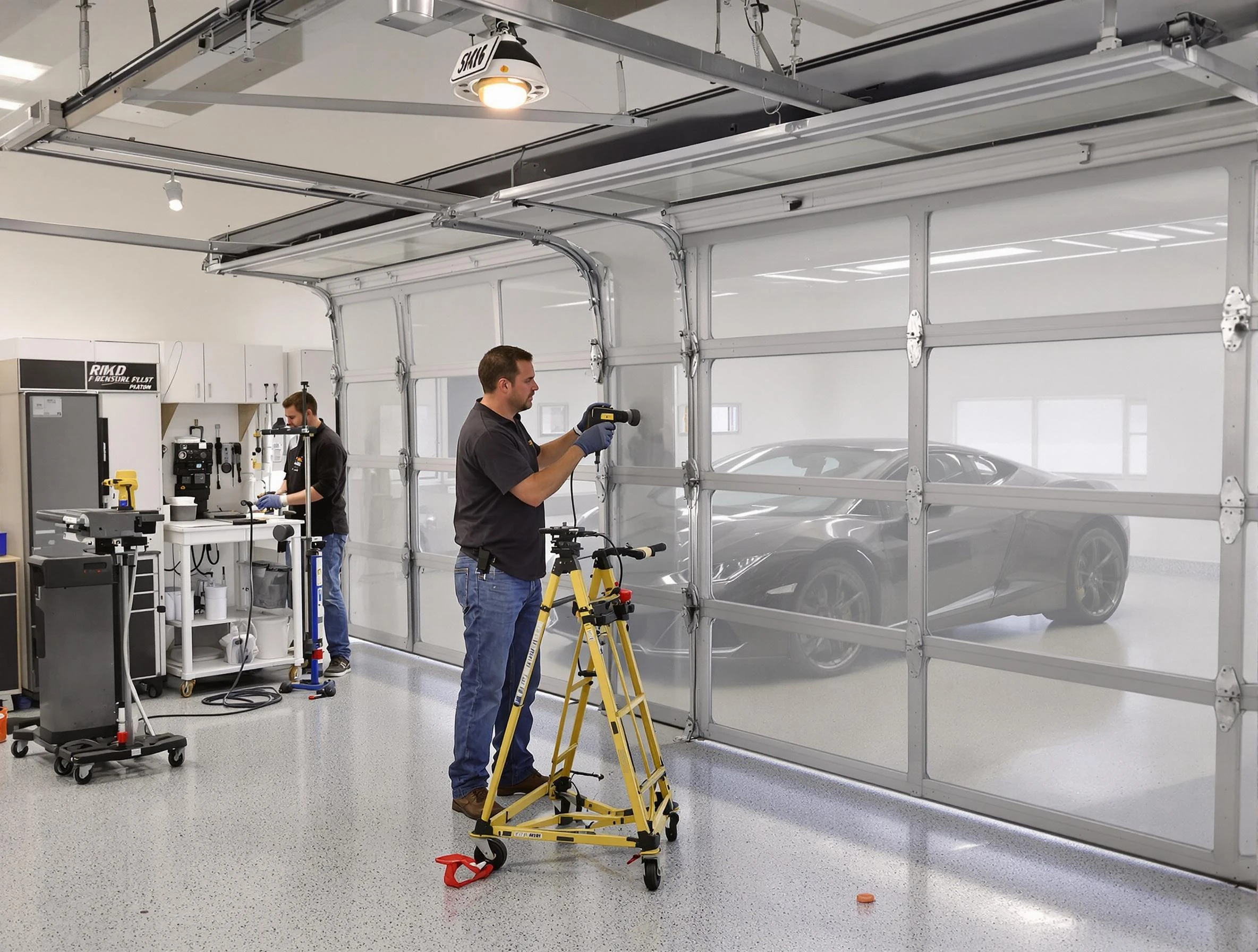 Garage Door Dents Repair in Perry