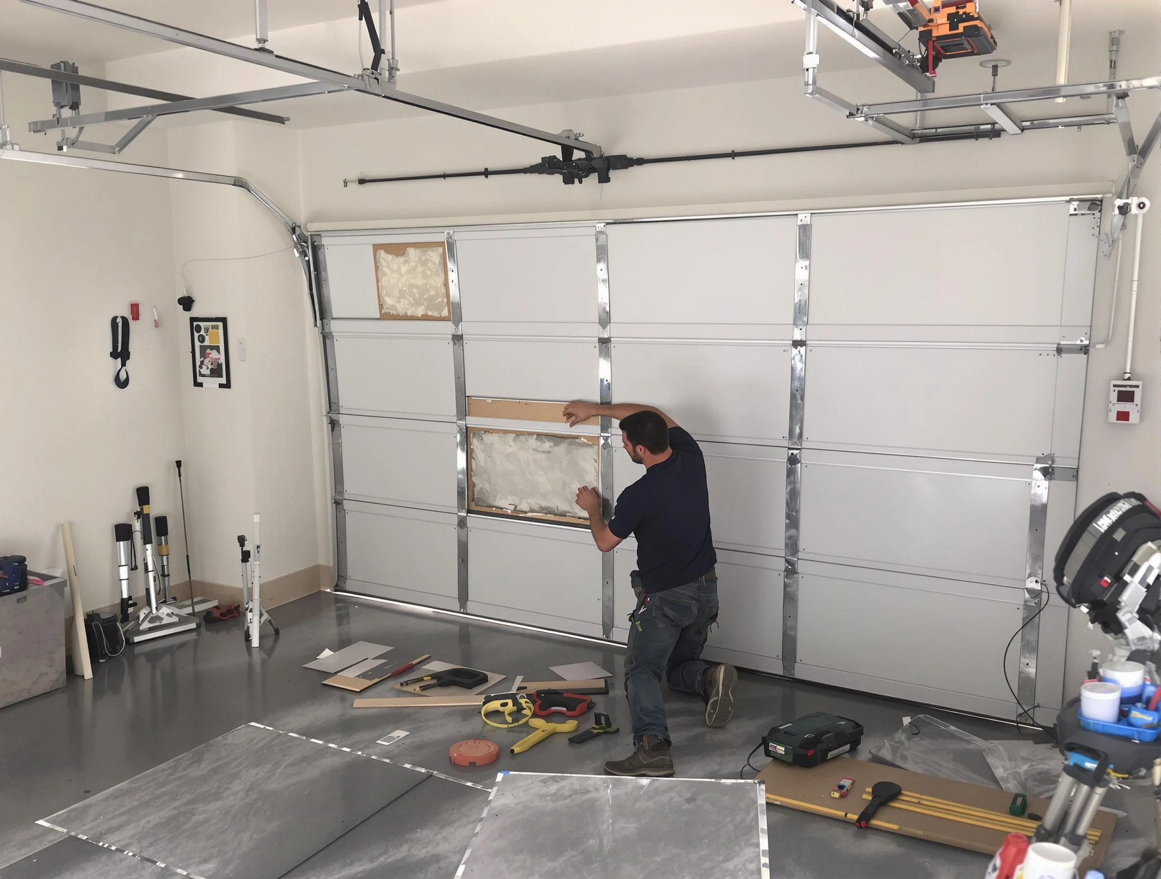 Garage Door Panel Repair in Perry