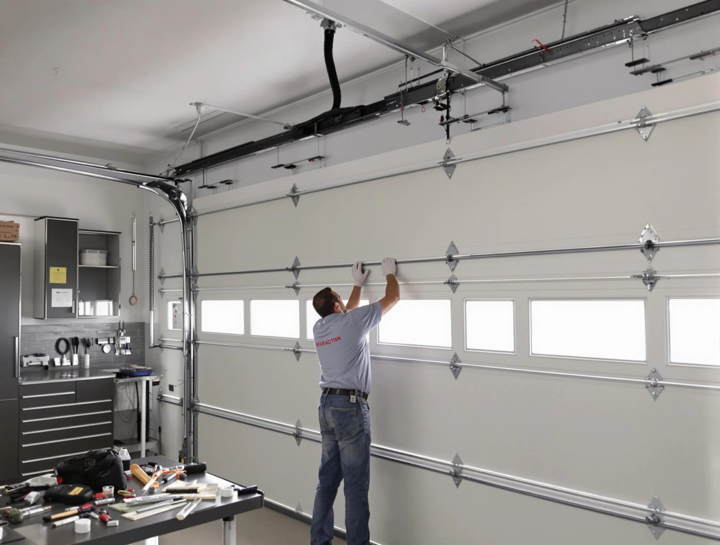 Garage Door Track Repair in Perry