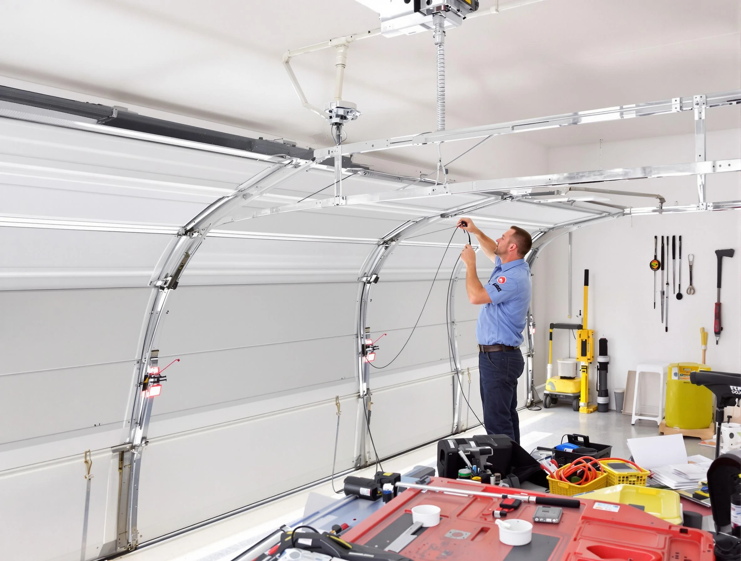 Garage door cable repair service by Perry Garage Door Repair in Perry