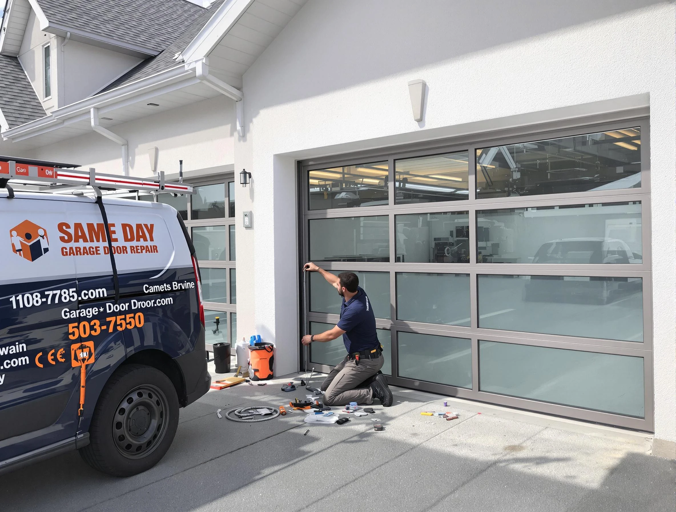 Same-day garage door repair service by Perry Garage Door Repair in Perry